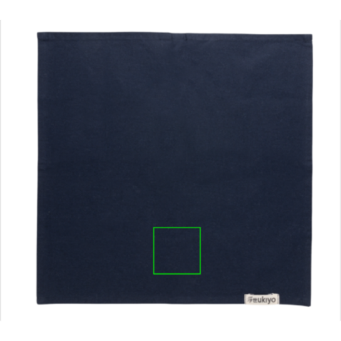 Ukiyo Aware™ 180gr rCotton 4-tlg. Servietten-Set navy blau bedrucken, Art.-Nr. P261.255