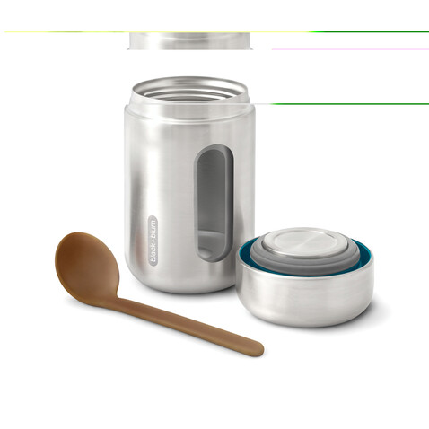 Black+Blum Food Flask 400ml turkis bedrucken, Art.-Nr. P439.0533