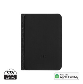 Travelfinder RCS Polyester Passtasche mit weltweiter Ortung schwarz bedrucken, Art.-Nr. P301.5601