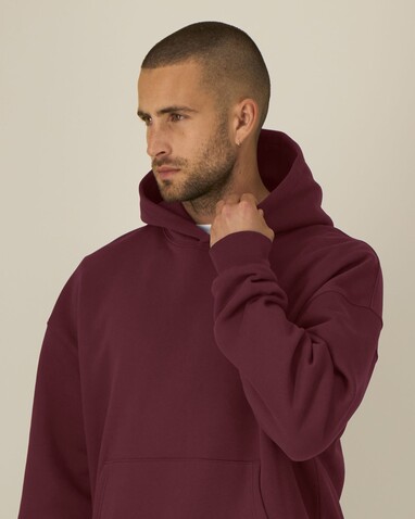 Chaser - Das kultige, lässige Unisex-Midlight-Sweatshirt mit Kapuze - Burgundy - 3XL bedrucken, Art.-Nr. STSU077C2443X