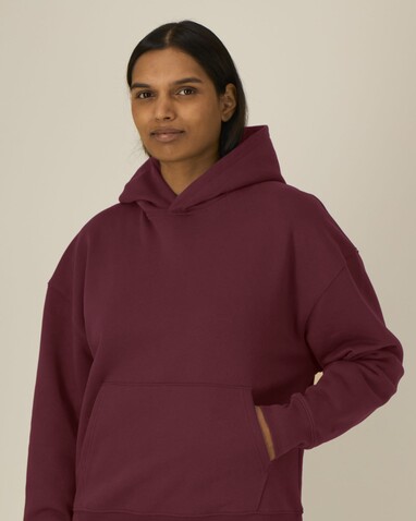 Chaser - Der Relaxed Unisex-Hoodie - Burgundy - 3XL bedrucken, Art.-Nr. STSU077C2443X
