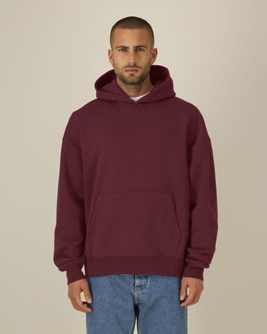 Chaser - Der Relaxed Unisex-Hoodie - Burgundy - M bedrucken, Art.-Nr. STSU077C2441M Chaser - Der Relaxed Unisex-Hoodie - Burgundy - M bedrucken, Art.-Nr. STSU077C2441M