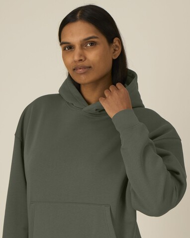 Chaser - Der Relaxed Unisex-Hoodie - Khaki - L bedrucken, Art.-Nr. STSU077C2231L