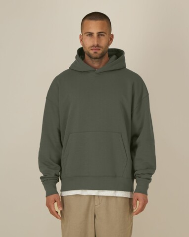 Chaser - Der Relaxed Unisex-Hoodie - Khaki - M bedrucken, Art.-Nr. STSU077C2231M Chaser - Der Relaxed Unisex-Hoodie - Khaki - M bedrucken, Art.-Nr. STSU077C2231M