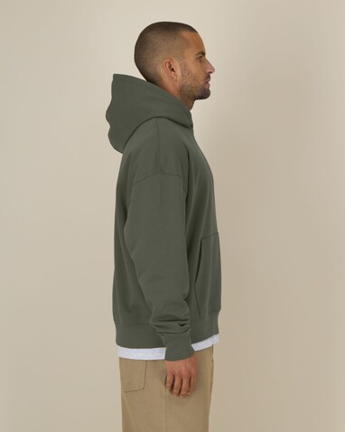 Chaser - Der Relaxed Unisex-Hoodie - Khaki - L bedrucken, Art.-Nr. STSU077C2231L