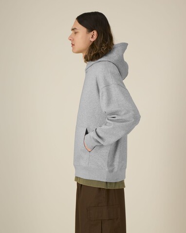 Chaser - Der Relaxed Unisex-Hoodie - Heather Grey - S bedrucken, Art.-Nr. STSU077C2501S Chaser - Der Relaxed Unisex-Hoodie - Heather Grey - S bedrucken, Art.-Nr. STSU077C2501S