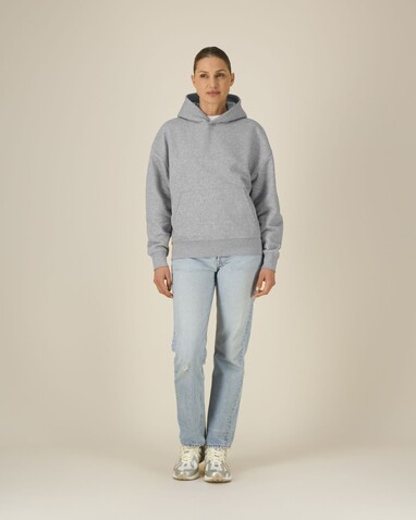 Chaser - Der Relaxed Unisex-Hoodie - Heather Grey - 3XL bedrucken, Art.-Nr. STSU077C2503X