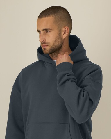 Chaser - Der Relaxed Unisex-Hoodie - India Ink Grey - XXS bedrucken, Art.-Nr. STSU077C7152S