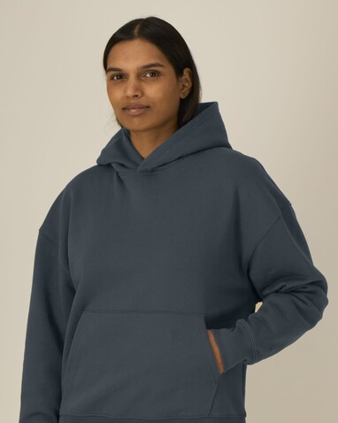 Chaser - Der Relaxed Unisex-Hoodie - India Ink Grey - XXS bedrucken, Art.-Nr. STSU077C7152S