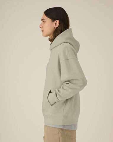 Chaser - Der Relaxed Unisex-Hoodie - Stone - XS bedrucken, Art.-Nr. STSU077C358XS