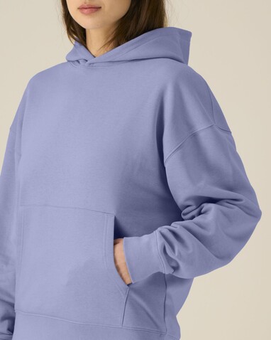 Chaser - Der Relaxed Unisex-Hoodie - Violet - XS bedrucken, Art.-Nr. STSU077C134XS