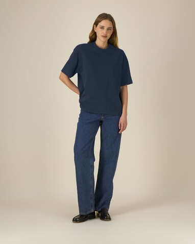 Asher - Das schwere Boxy Unisex-T-Shirt - French Navy - 3XL bedrucken, Art.-Nr. STTU078C7273X