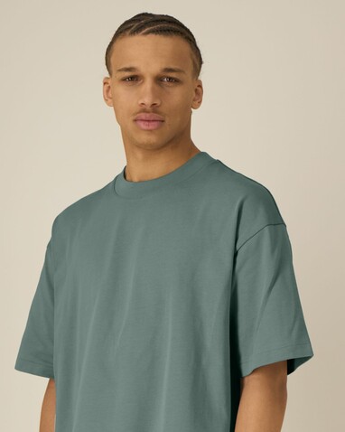 Asher - Das schwere Boxy Unisex-T-Shirt - Green Bay - XXL bedrucken, Art.-Nr. STTU078C1442X Asher - Das schwere Boxy Unisex-T-Shirt - Green Bay - XXL bedrucken, Art.-Nr. STTU078C1442X