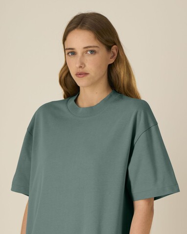 Asher - Das schwere Boxy Unisex-T-Shirt - Green Bay - XXS bedrucken, Art.-Nr. STTU078C1442S Asher - Das schwere Boxy Unisex-T-Shirt - Green Bay - XXS bedrucken, Art.-Nr. STTU078C1442S