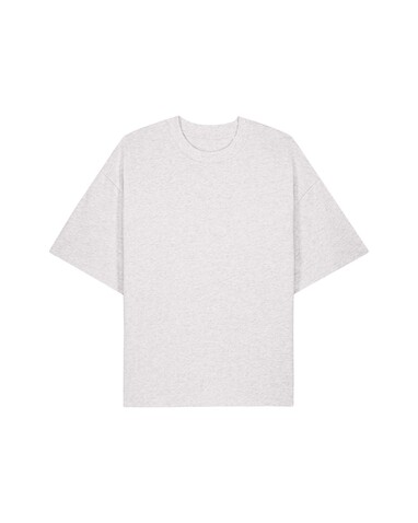 Asher - Das schwere Boxy Unisex-T-Shirt - Cool Heather Grey - XS bedrucken, Art.-Nr. STTU078C146XS