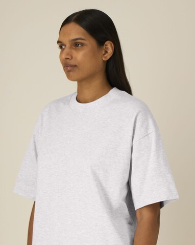 Asher - Das schwere Boxy Unisex-T-Shirt - Cool Heather Grey - XXS bedrucken, Art.-Nr. STTU078C1462S Asher - Das schwere Boxy Unisex-T-Shirt - Cool Heather Grey - XXS bedrucken, Art.-Nr. STTU078C1462S