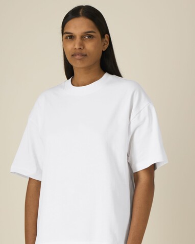 Asher - Das schwere Boxy Unisex-T-Shirt - White - M bedrucken, Art.-Nr. STTU078C0011M