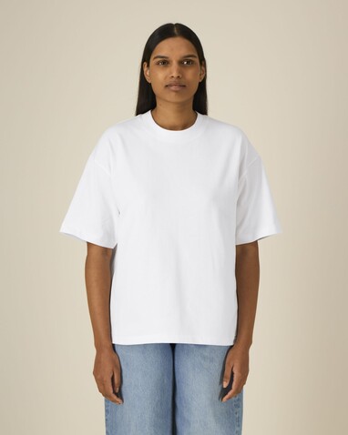Asher - Das schwere Boxy Unisex-T-Shirt - White - XL bedrucken, Art.-Nr. STTU078C0011X