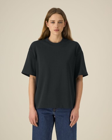 Asher - Das schwere Boxy Unisex-T-Shirt - Black - XL bedrucken, Art.-Nr. STTU078C0021X Asher - Das schwere Boxy Unisex-T-Shirt - Black - XL bedrucken, Art.-Nr. STTU078C0021X