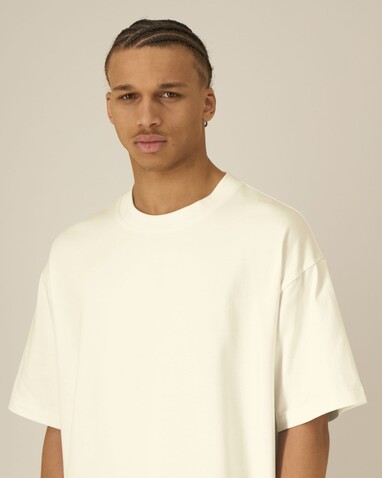 Asher - Das schwere Boxy Unisex-T-Shirt - Cream - XL bedrucken, Art.-Nr. STTU078C3611X