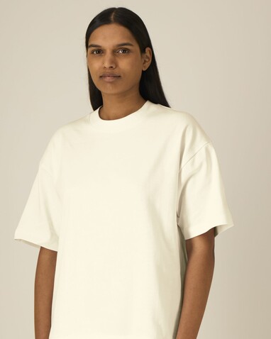 Asher - Das schwere Boxy Unisex-T-Shirt - Cream - L bedrucken, Art.-Nr. STTU078C3611L
