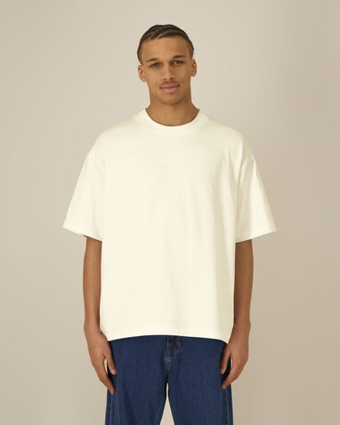 Asher - Das schwere Boxy Unisex-T-Shirt - Cream - S bedrucken, Art.-Nr. STTU078C3611S Asher - Das schwere Boxy Unisex-T-Shirt - Cream - S bedrucken, Art.-Nr. STTU078C3611S