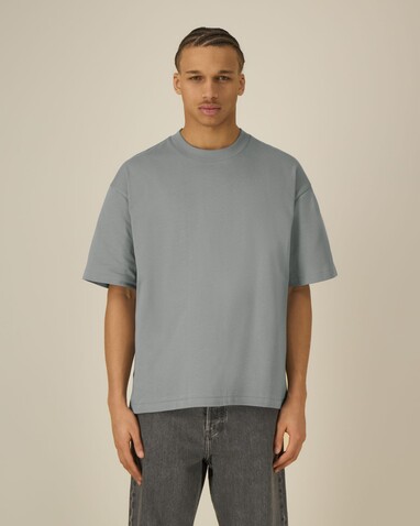 Asher - Das schwere Boxy Unisex-T-Shirt - Misty Grey - XXS bedrucken, Art.-Nr. STTU078C1382S Asher - Das schwere Boxy Unisex-T-Shirt - Misty Grey - XXS bedrucken, Art.-Nr. STTU078C1382S