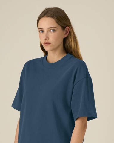 Asher - Das schwere Boxy Unisex-T-Shirt - Deep Teal - XXS bedrucken, Art.-Nr. STTU078C1362S Asher - Das schwere Boxy Unisex-T-Shirt - Deep Teal - XXS bedrucken, Art.-Nr. STTU078C1362S