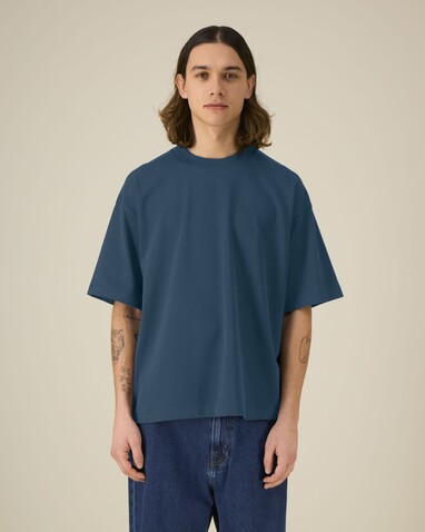 Asher - Das schwere Boxy Unisex-T-Shirt - Deep Teal - XXS bedrucken, Art.-Nr. STTU078C1362S Asher - Das schwere Boxy Unisex-T-Shirt - Deep Teal - XXS bedrucken, Art.-Nr. STTU078C1362S