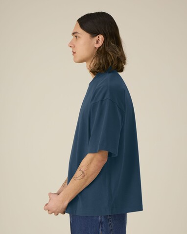 Asher - Das schwere Boxy Unisex-T-Shirt - Deep Teal - L bedrucken, Art.-Nr. STTU078C1361L Asher - Das schwere Boxy Unisex-T-Shirt - Deep Teal - L bedrucken, Art.-Nr. STTU078C1361L