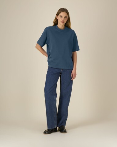 Asher - Das schwere Boxy Unisex-T-Shirt - Deep Teal - L bedrucken, Art.-Nr. STTU078C1361L Asher - Das schwere Boxy Unisex-T-Shirt - Deep Teal - L bedrucken, Art.-Nr. STTU078C1361L