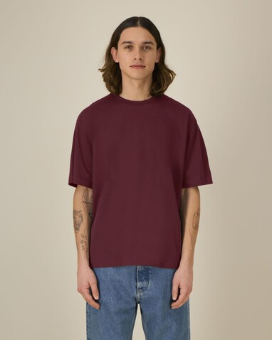 Breezer - Das Relaxed Unisex-T-Shirt - Burgundy - XS bedrucken, Art.-Nr. STTU964C244XS Breezer - Das Relaxed Unisex-T-Shirt - Burgundy - XS bedrucken, Art.-Nr. STTU964C244XS