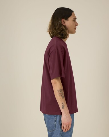 Breezer - Das Relaxed Unisex-T-Shirt - Burgundy - XXL bedrucken, Art.-Nr. STTU964C2442X