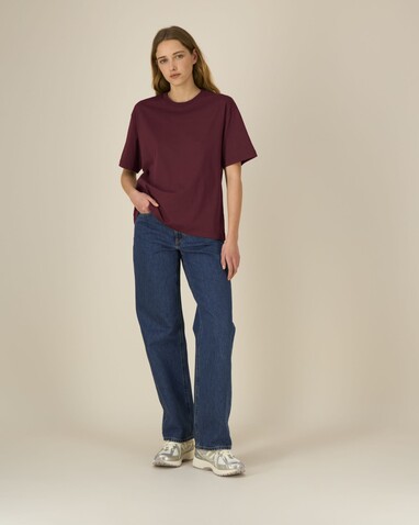 Breezer - Das Relaxed Unisex-T-Shirt - Burgundy - 3XL bedrucken, Art.-Nr. STTU964C2443X