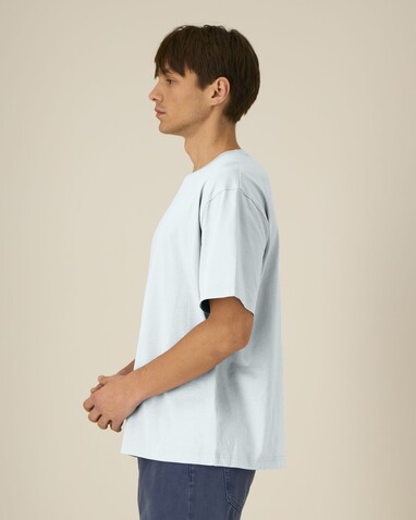 Breezer - Das Relaxed Unisex-T-Shirt - Blue Ice - XXS bedrucken, Art.-Nr. STTU964C7282S