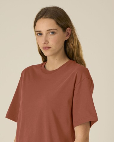 Breezer - Das Relaxed Unisex-T-Shirt - Heritage Brown - XXS bedrucken, Art.-Nr. STTU964C7302S