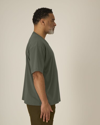 Breezer - Das Relaxed Unisex-T-Shirt - Khaki - XL bedrucken, Art.-Nr. STTU964C2231X