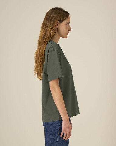 Breezer - Das Relaxed Unisex-T-Shirt - Khaki - XXS bedrucken, Art.-Nr. STTU964C2232S