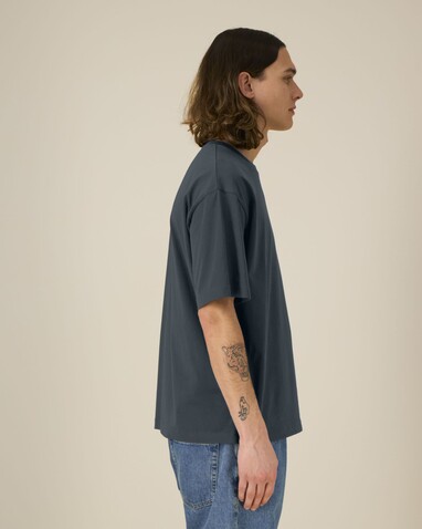 Breezer - Das Relaxed Unisex-T-Shirt - India Ink Grey - XXL bedrucken, Art.-Nr. STTU964C7152X