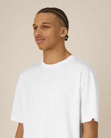 Breezer - Das Relaxed Unisex-T-Shirt - White - XXS bedrucken, Art.-Nr. STTU964C0012S