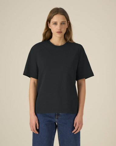 Breezer - Das Relaxed Unisex-T-Shirt - Black - XL bedrucken, Art.-Nr. STTU964C0021X