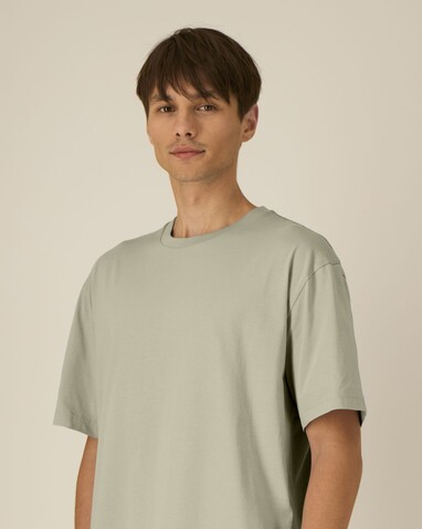 Breezer - Das Relaxed Unisex-T-Shirt - Stone - L bedrucken, Art.-Nr. STTU964C3581L