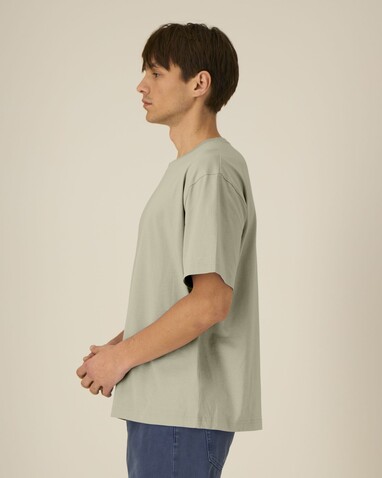Breezer - Das Relaxed Unisex-T-Shirt - Stone - 3XL bedrucken, Art.-Nr. STTU964C3583X
