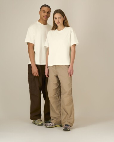 Breezer - Das Relaxed Unisex-T-Shirt - Cream - M bedrucken, Art.-Nr. STTU964C3611M