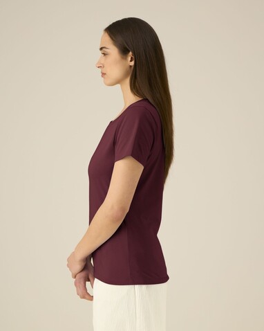 Stella Expresser 2.0 - Das Fitted Damen-T-Shirt - Burgundy - M bedrucken, Art.-Nr. STTW079C2441M Stella Expresser 2.0 - Das Fitted Damen-T-Shirt - Burgundy - M bedrucken, Art.-Nr. STTW079C2441M