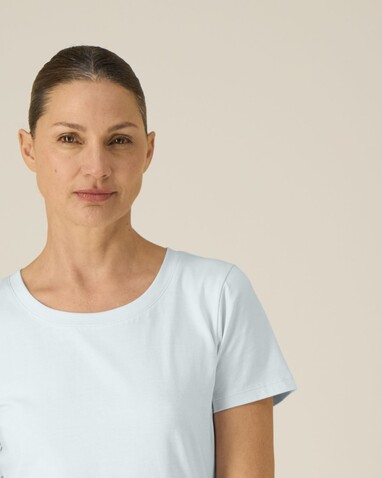 Stella Expresser 2.0 - Das Fitted Damen-T-Shirt - Blue Ice - XXL bedrucken, Art.-Nr. STTW079C7282X