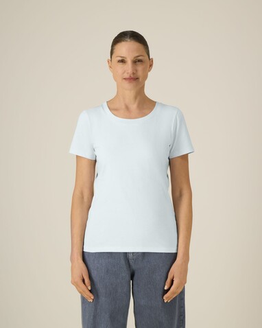 Stella Expresser 2.0 - Das Fitted Damen-T-Shirt - Blue Ice - XS bedrucken, Art.-Nr. STTW079C728XS