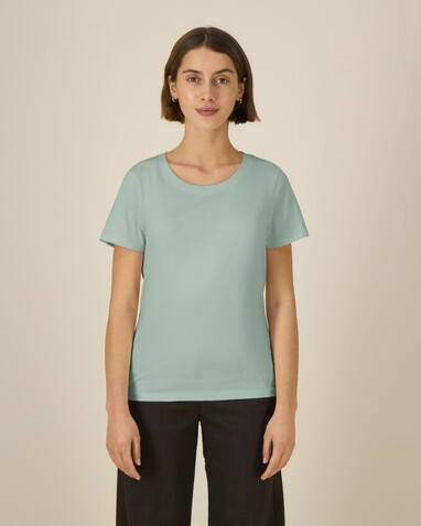 Stella Expresser 2.0 - Das Fitted Damen-T-Shirt - Aloe - S bedrucken, Art.-Nr. STTW079C0891S