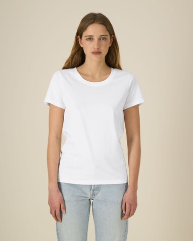 Stella Expresser 2.0 - Das Fitted Damen-T-Shirt - White - S bedrucken, Art.-Nr. STTW079C0011S