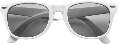 Sonnenbrille aus Kunststoff Kenzie – Weiß bedrucken, Art.-Nr. 002999999_9672
